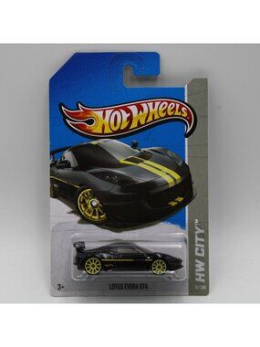 Hot Wheels Lotus Evora GT4 Black 2013 HW City Street Power 10/250